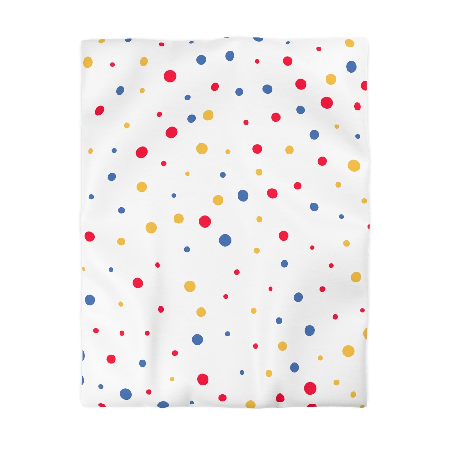 Polka Dot Microfiber Duvet Cover