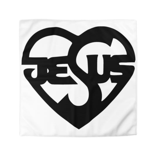 Love Jesus Microfiber Duvet Cover