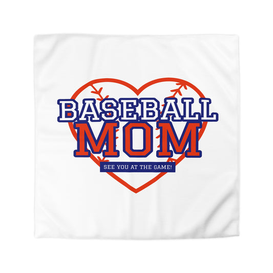 Baseball Mom Microfiber Duvet Cover