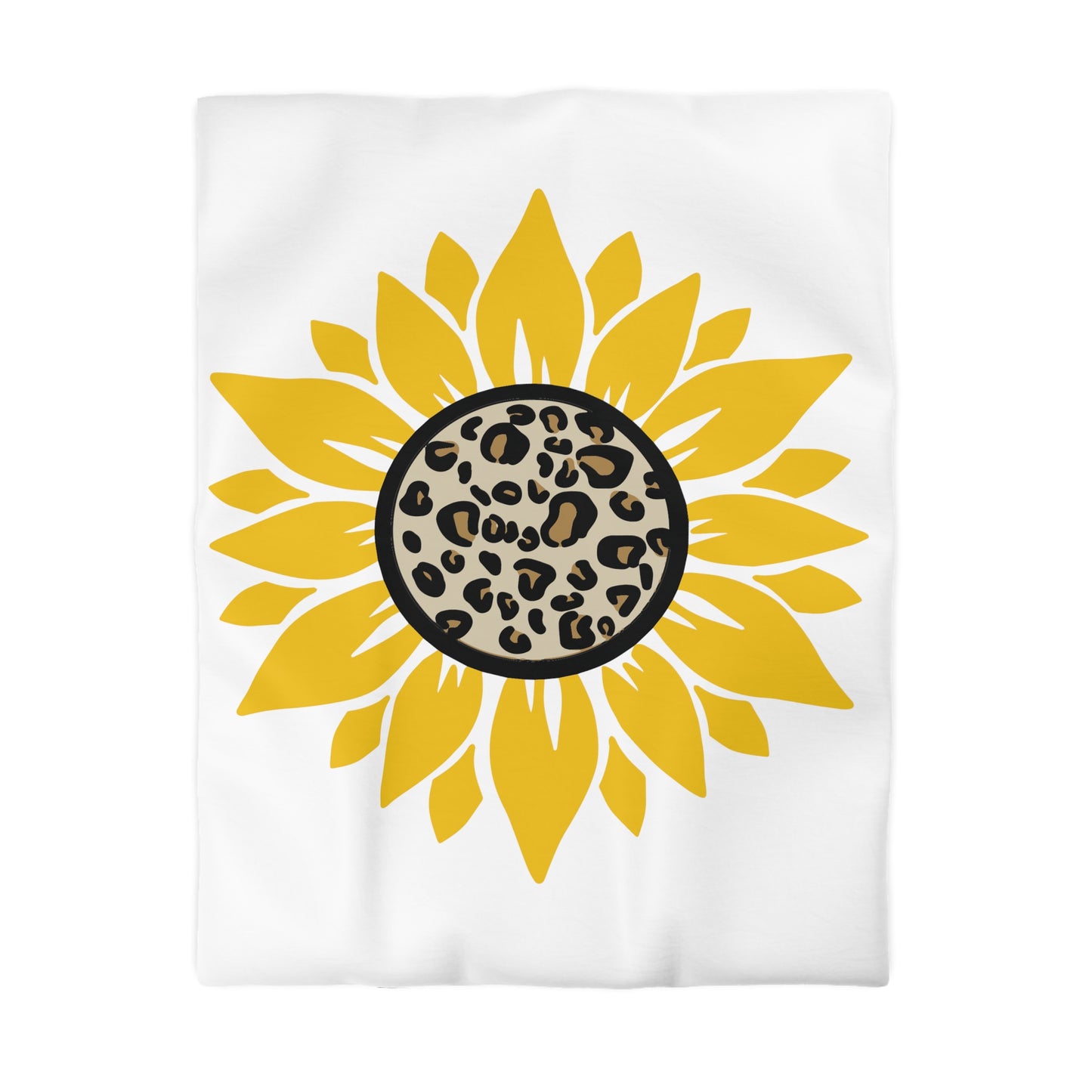 Sunflower Microfiber Duvet Cover