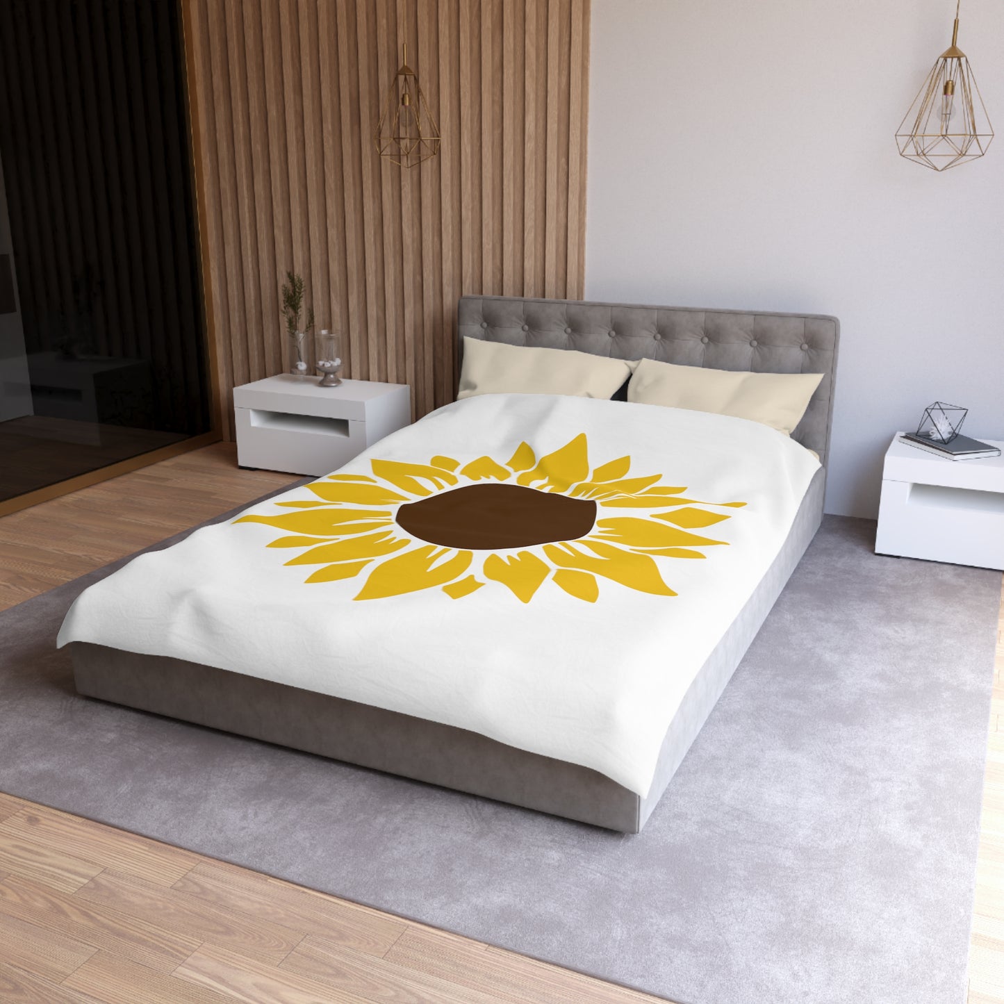 Sunflower Microfiber Duvet Cover