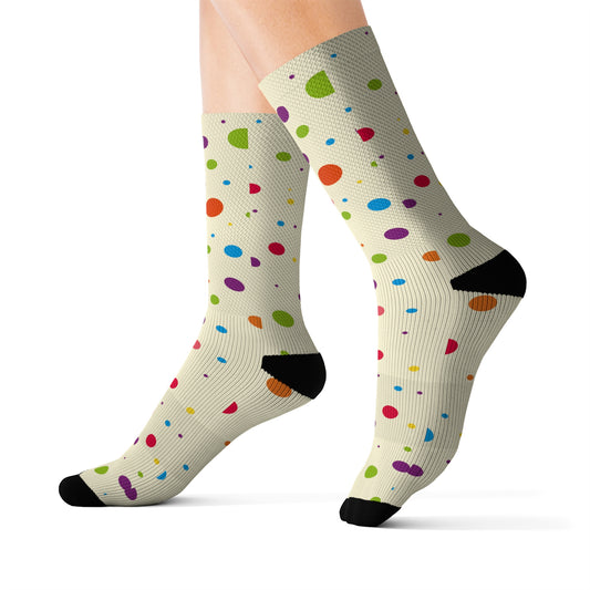 Polka Dot Sublimation Socks