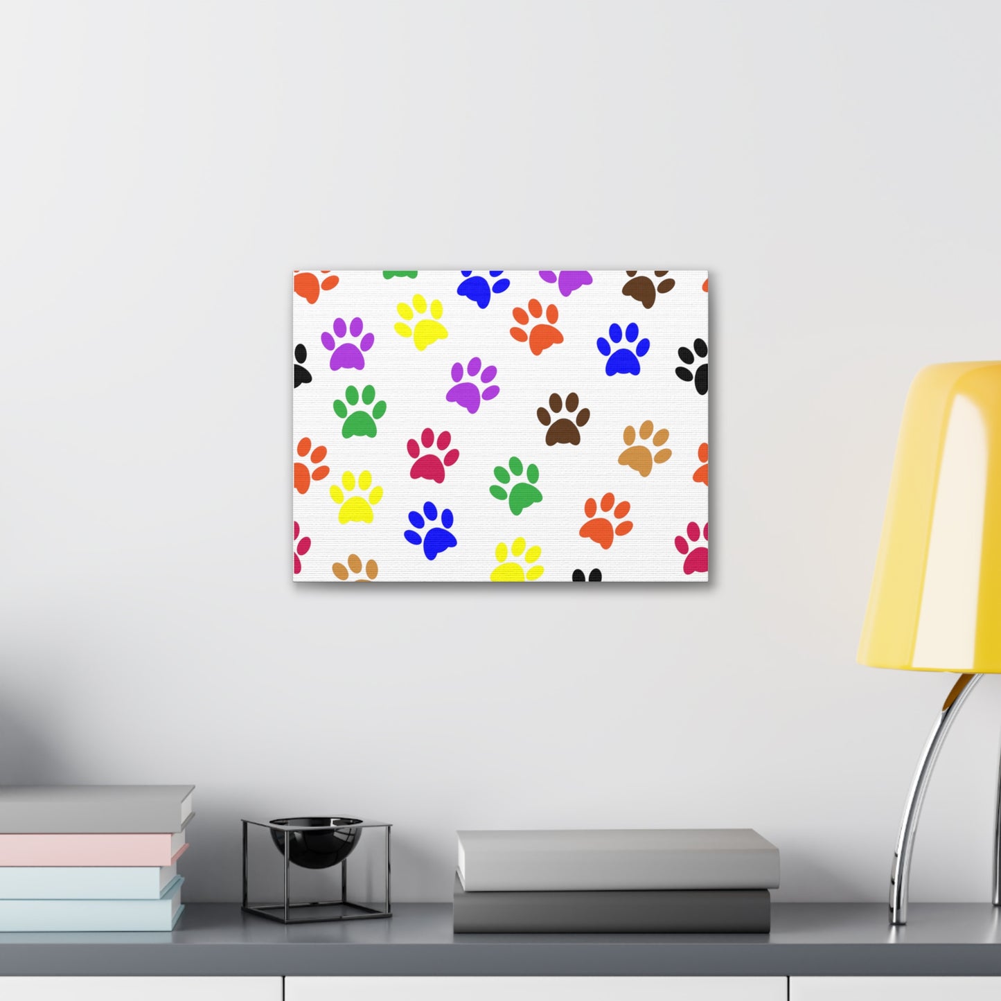 Paw prints Canvas Gallery Wraps