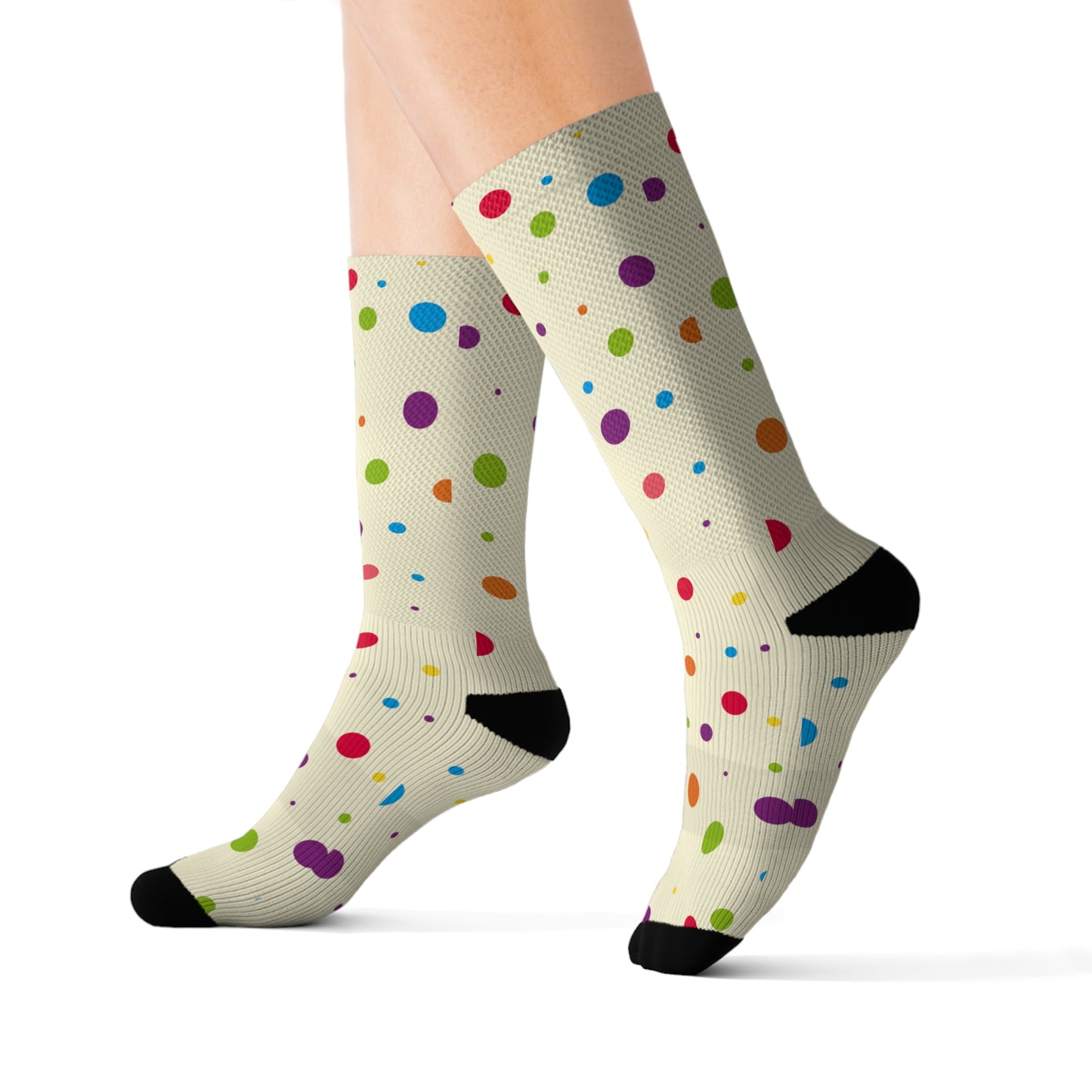 Polka Dot Sublimation Socks