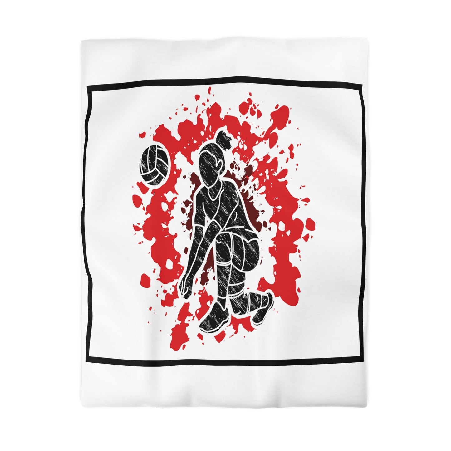 Volleyball Microfiber Duvet Cover