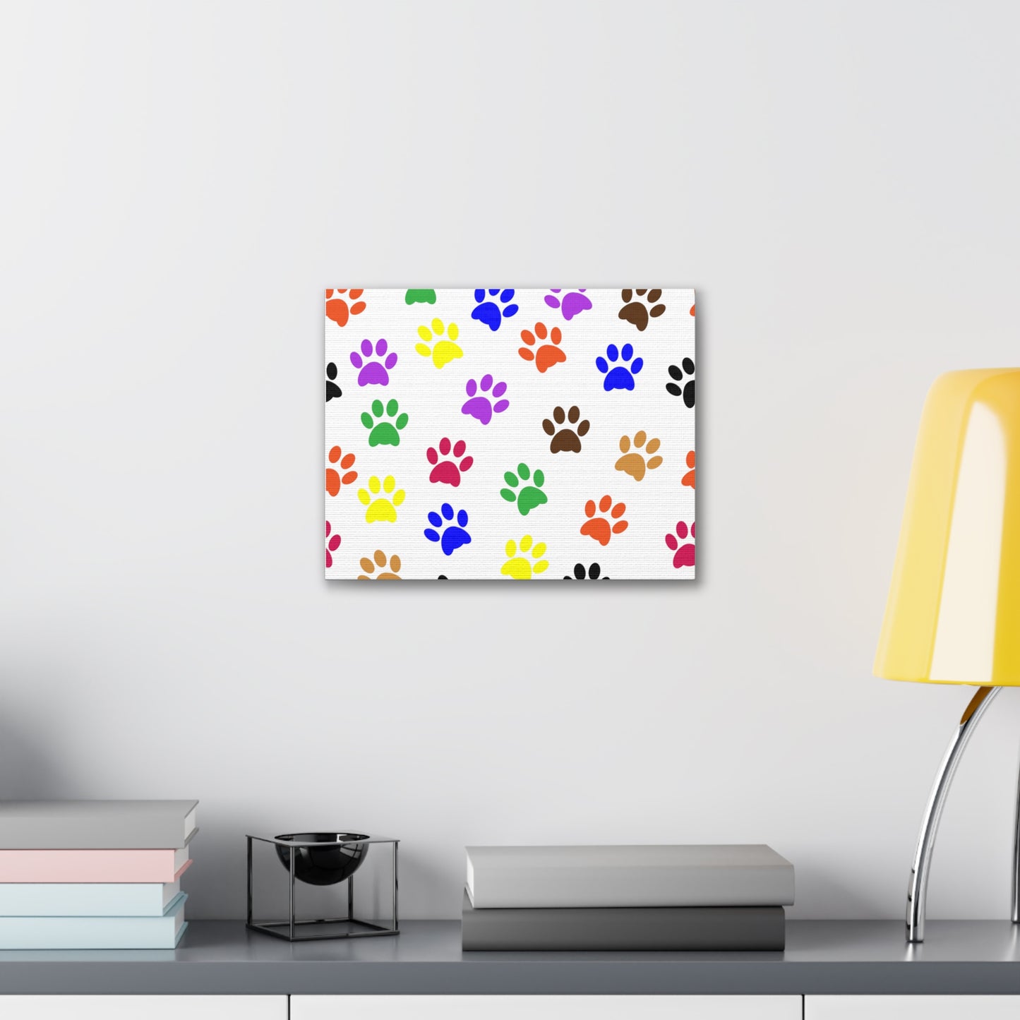 Paw prints Canvas Gallery Wraps