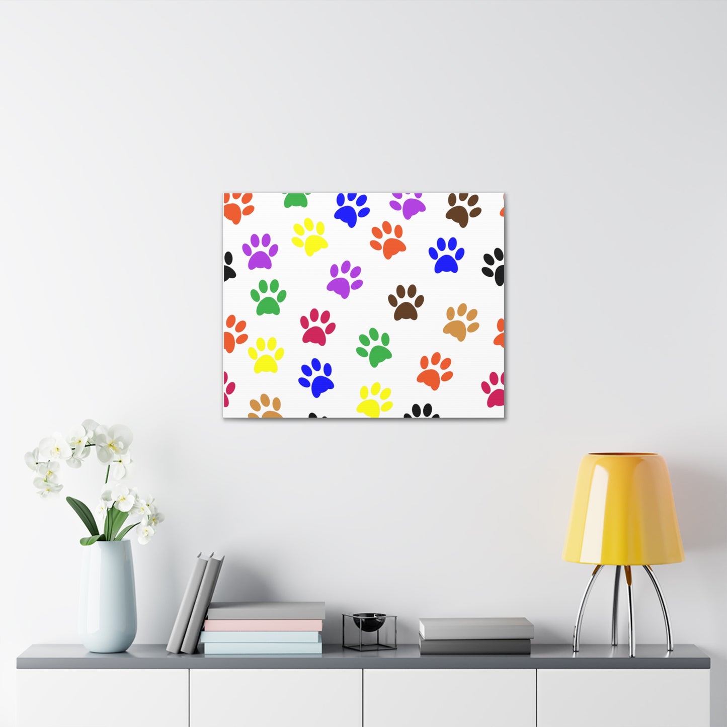 Paw prints Canvas Gallery Wraps