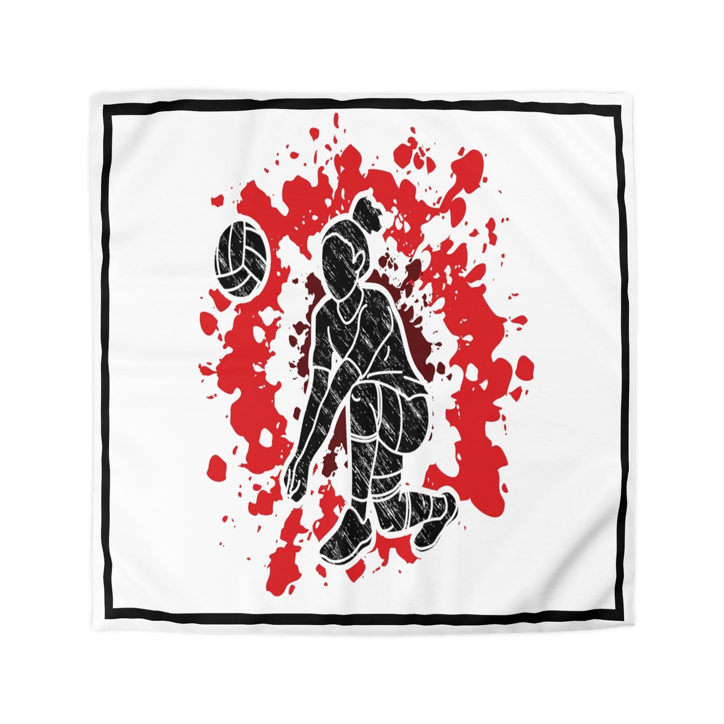 Volleyball Microfiber Duvet Cover