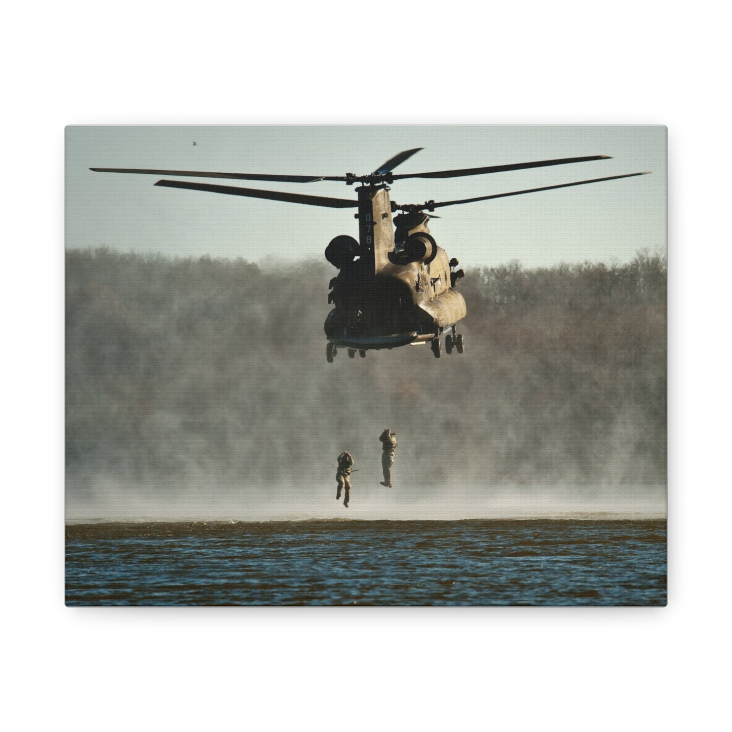 Military Chinook Canvas Gallery Wraps