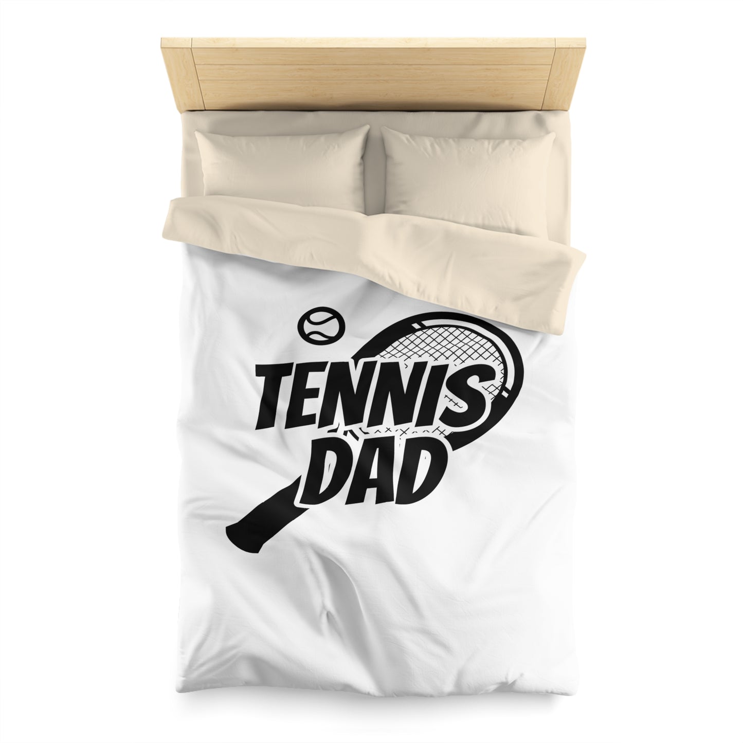 Tennis Dad Microfiber Duvet Cover