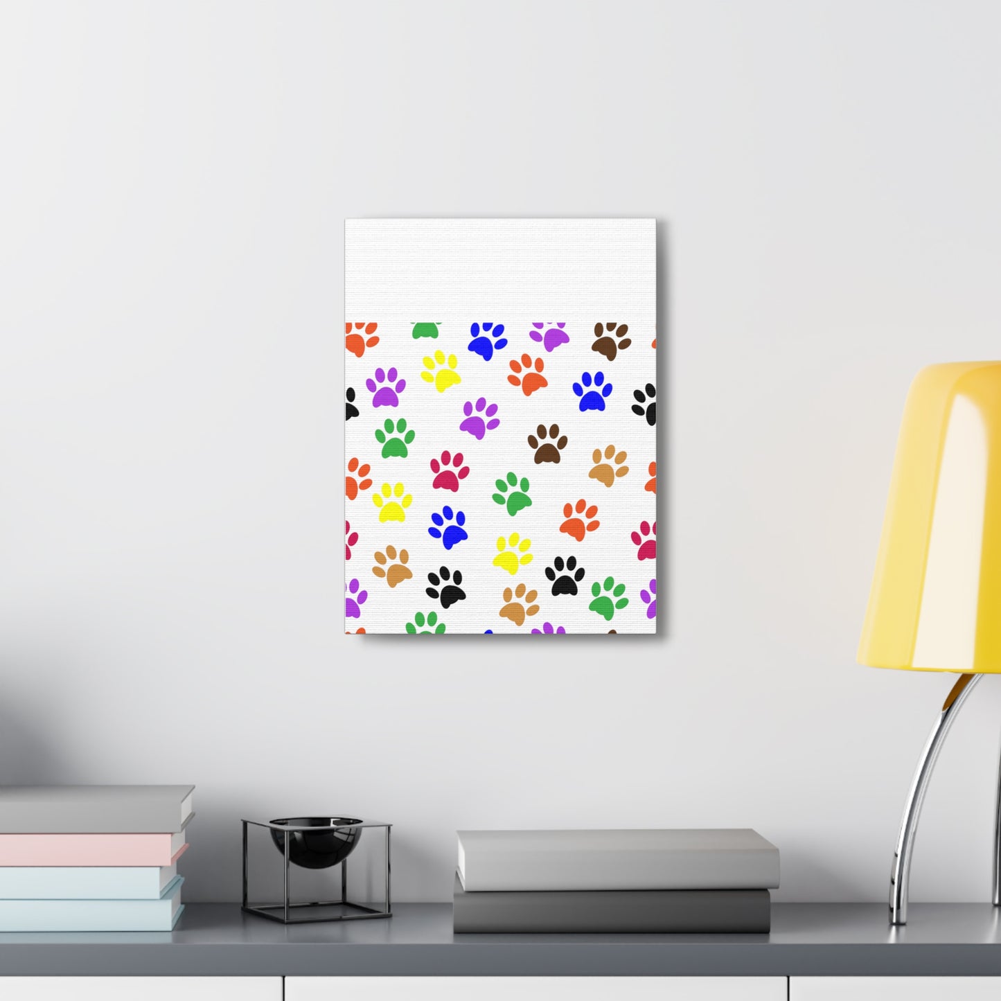 Paw prints Canvas Gallery Wraps