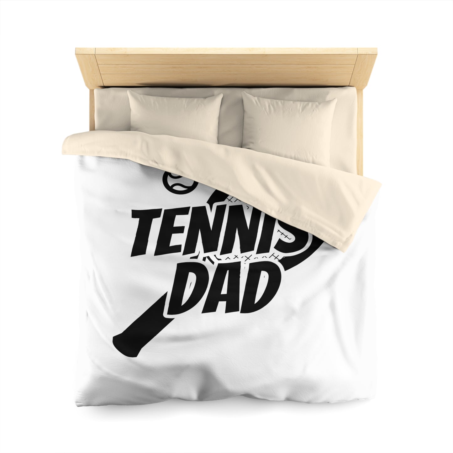 Tennis Dad Microfiber Duvet Cover