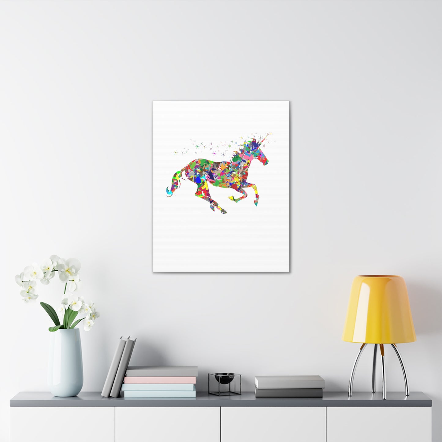 Colorful Horse Canvas Gallery Wraps