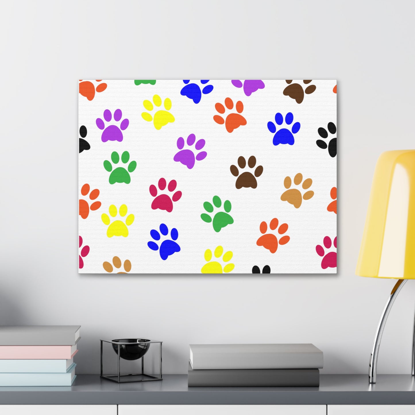 Paw prints Canvas Gallery Wraps