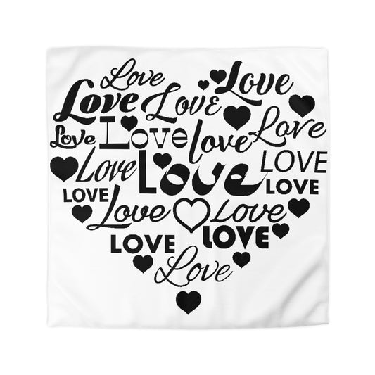 Love Microfiber Duvet Cover