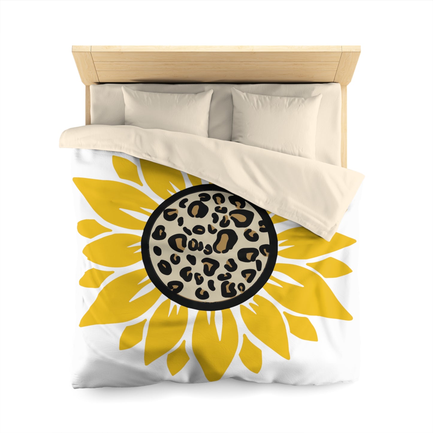 Sunflower Microfiber Duvet Cover