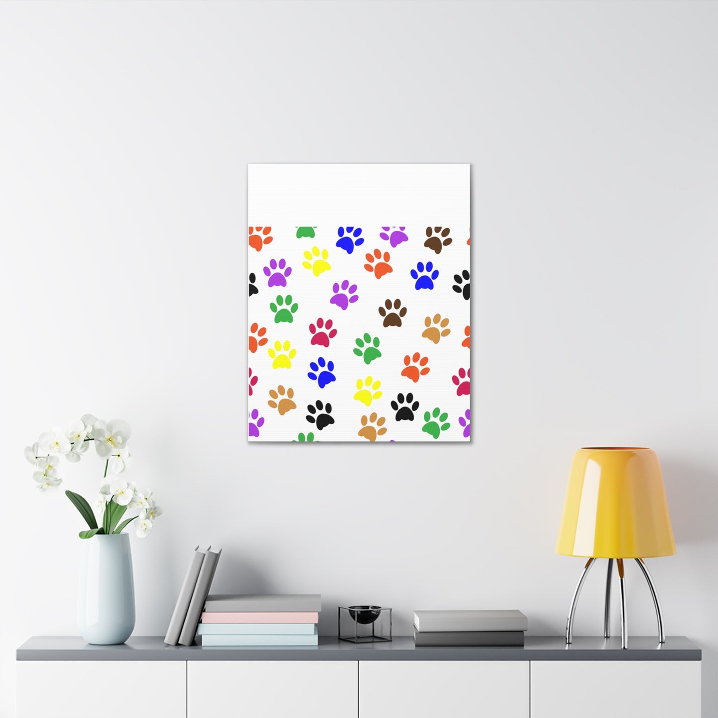 Paw prints Canvas Gallery Wraps