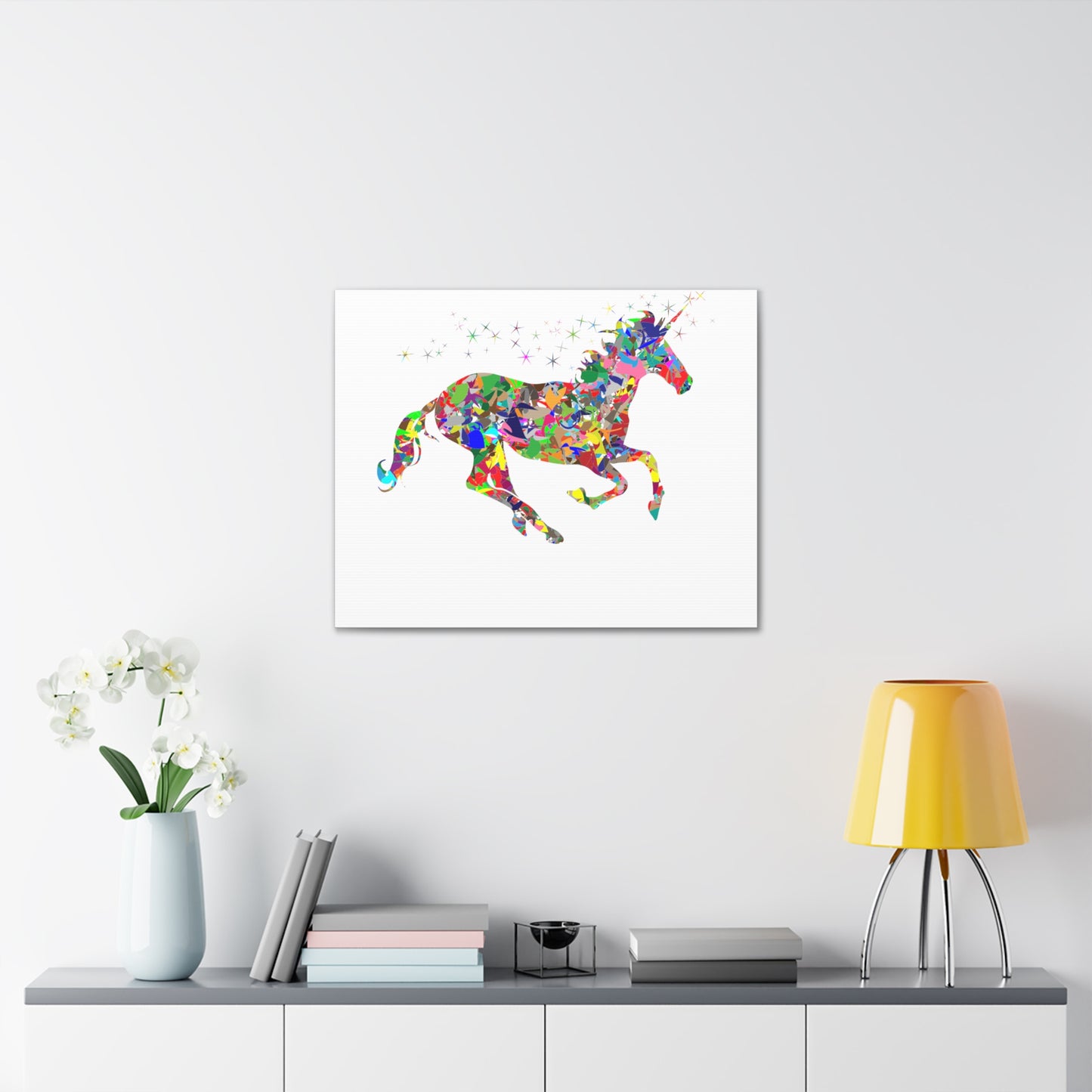 Colorful Horse Canvas Gallery Wraps