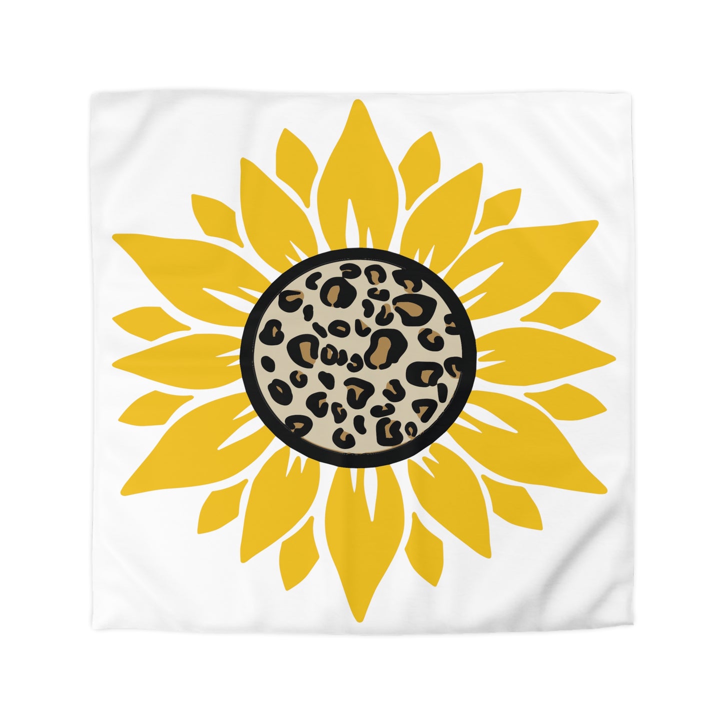 Sunflower Microfiber Duvet Cover