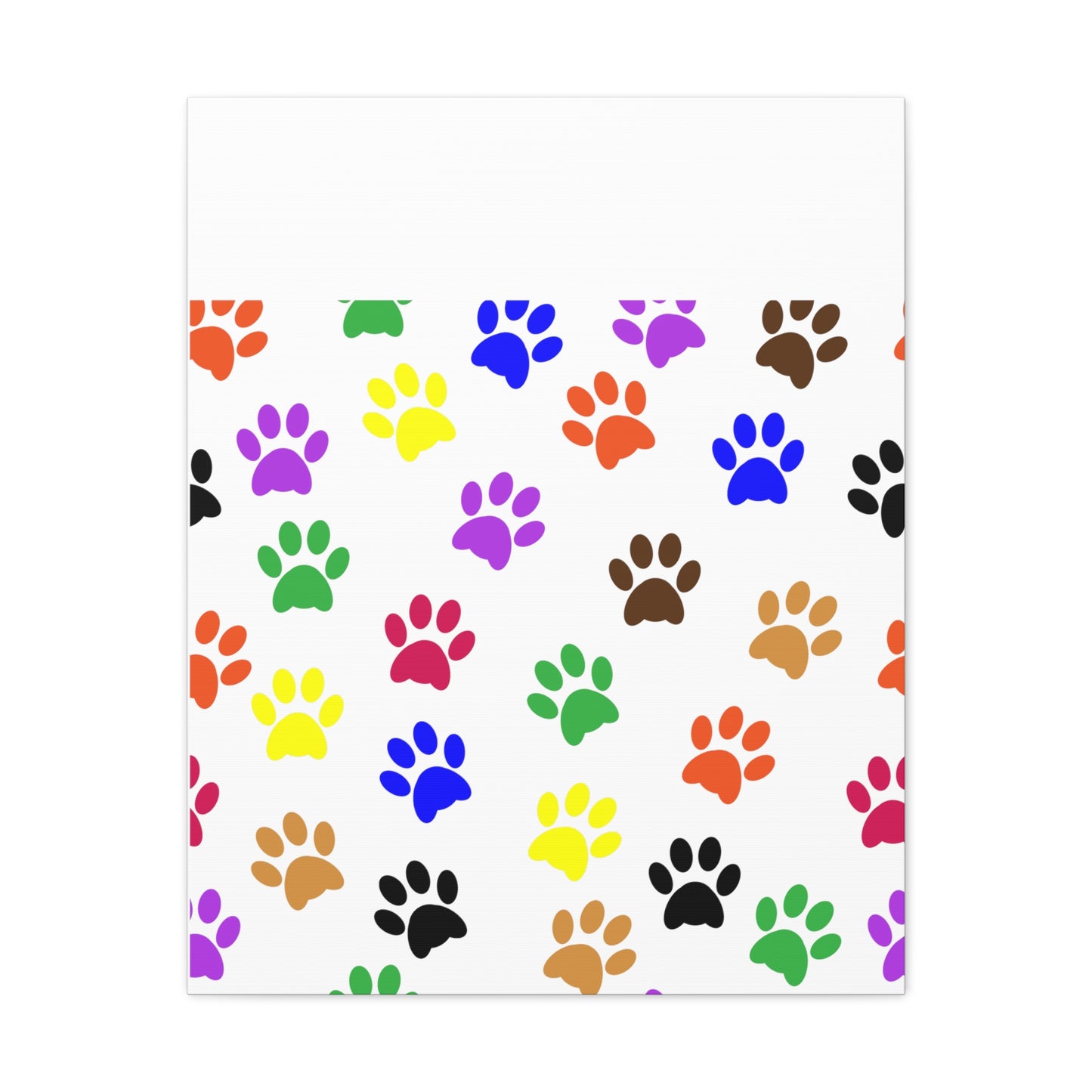 Paw prints Canvas Gallery Wraps