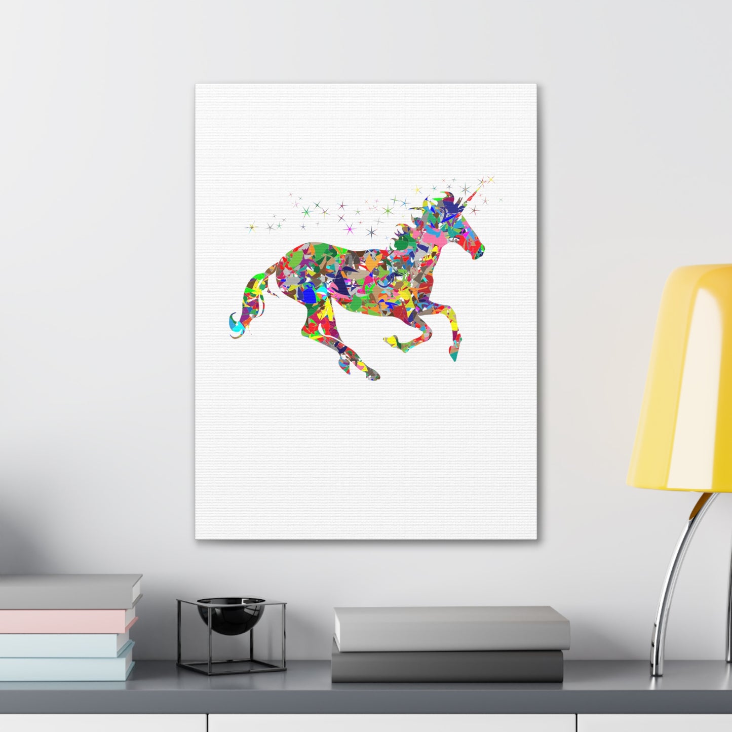 Colorful Horse Canvas Gallery Wraps