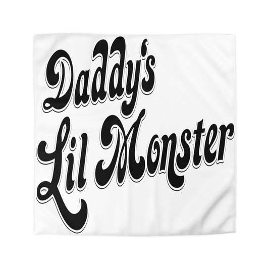 Daddy's Little Monster Microfiber Duvet Cover