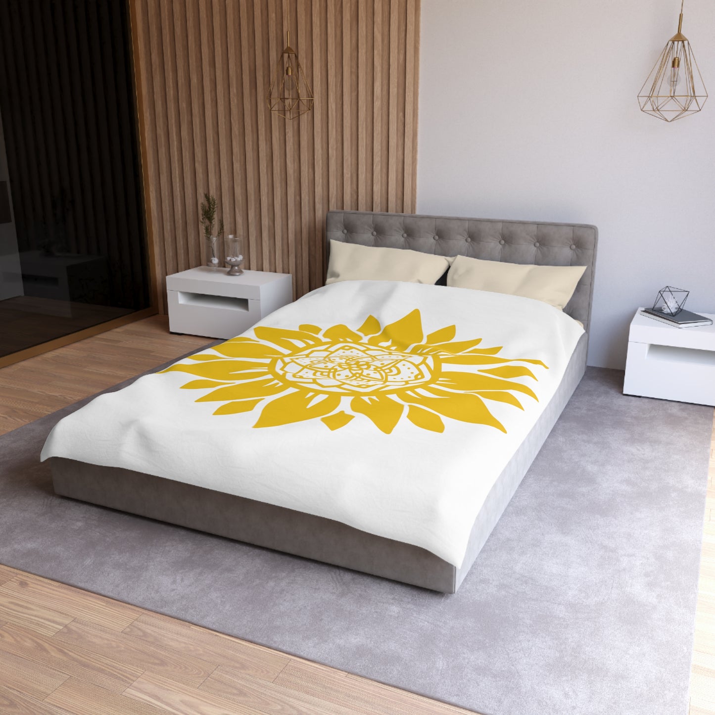 Sunflower Microfiber Duvet Cover