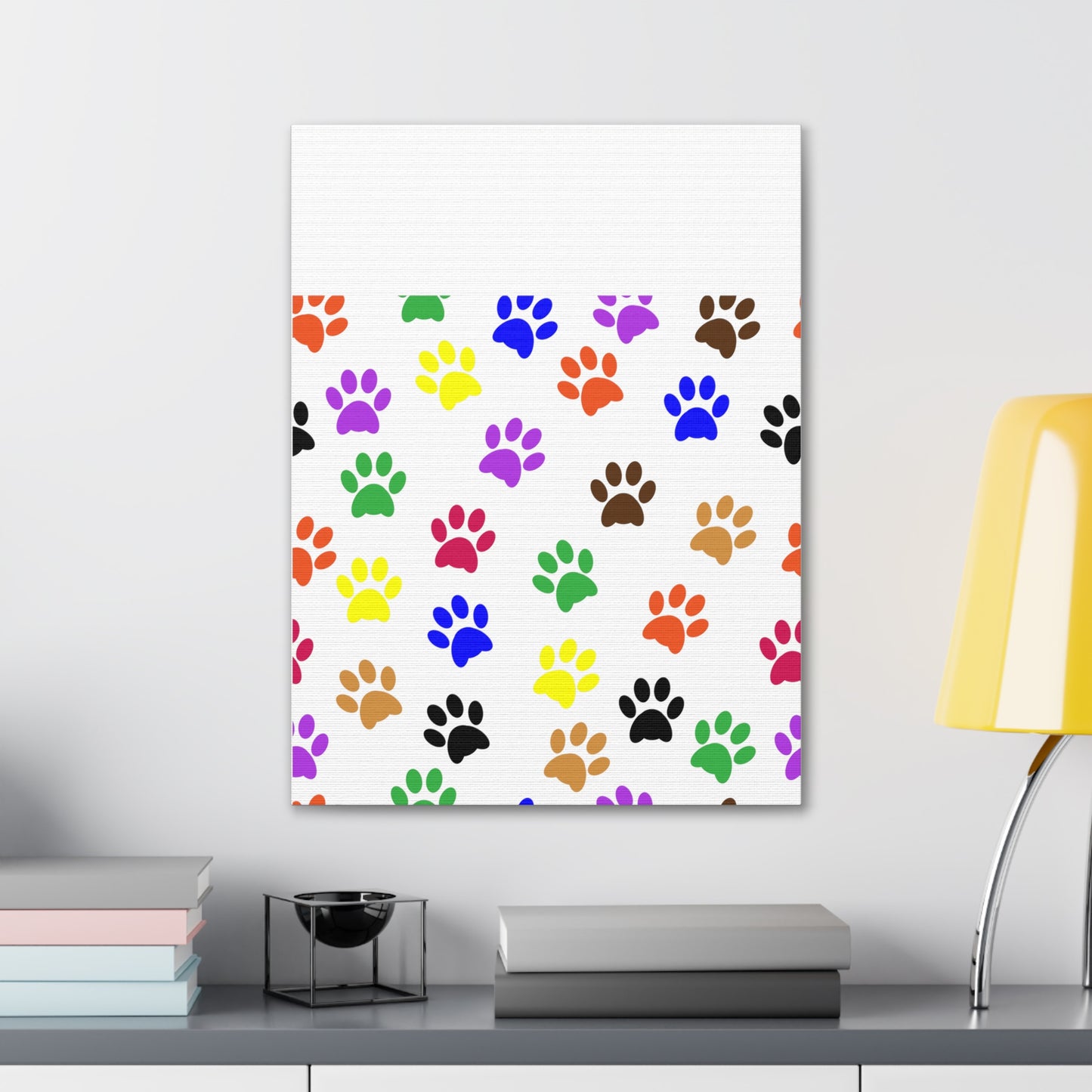 Paw prints Canvas Gallery Wraps