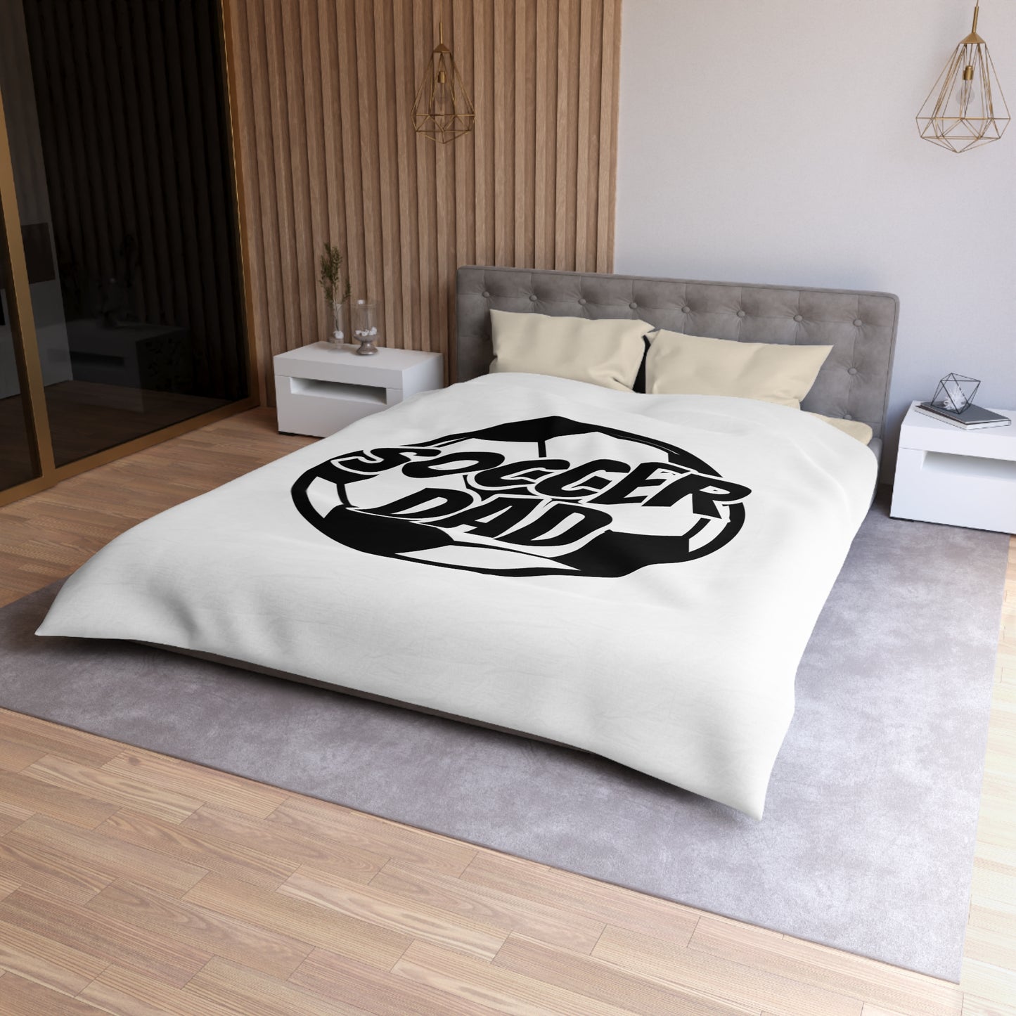 Soccer Dad Microfiber Duvet Cover