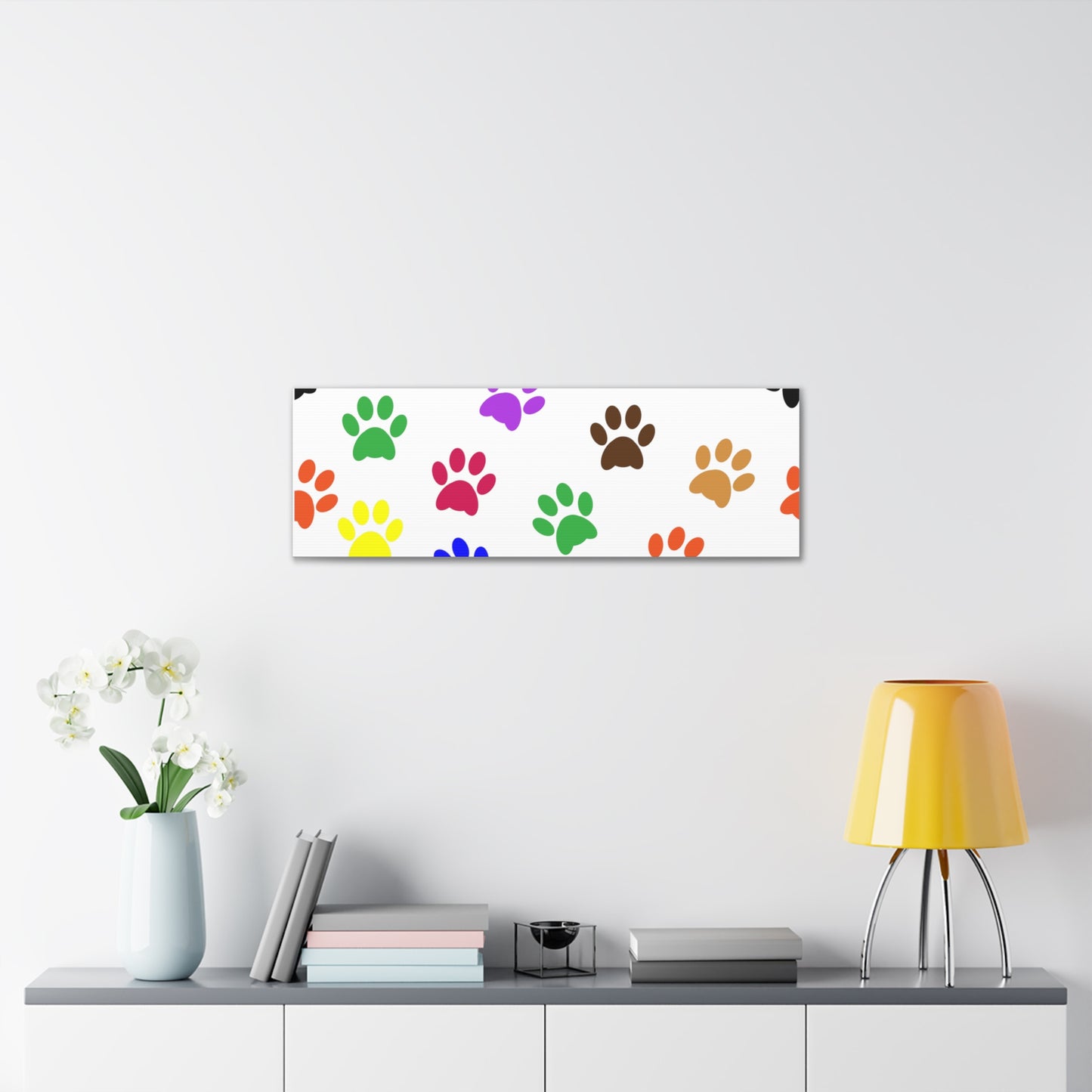 Paw prints Canvas Gallery Wraps