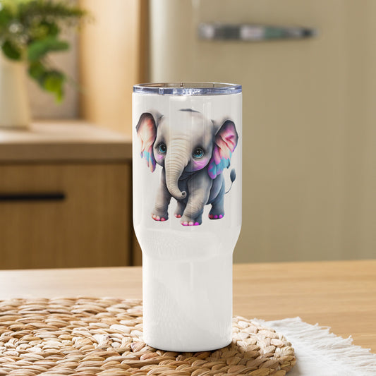 Elephant Travel mug with a handle