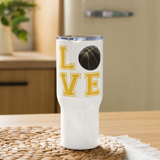 Love Basketball Travel mug with a handle