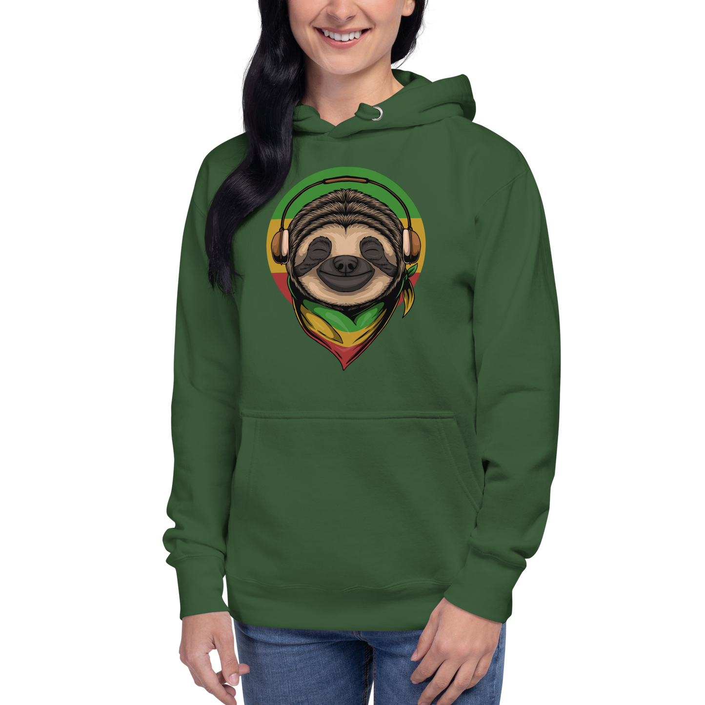 Sloth Rasta Hoodie