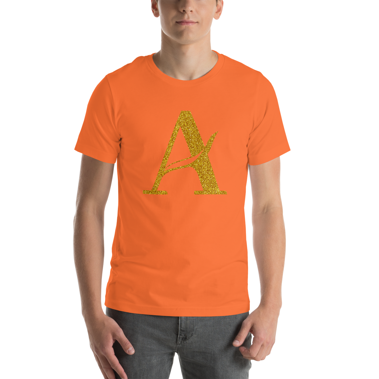 A-initial t-shirt