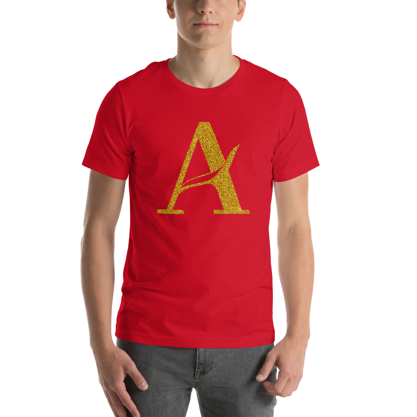 A-initial t-shirt